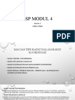 Macam-Macam Rapat Koordinasi LSP H2