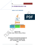 Modul 8 Array Satu Dimensi