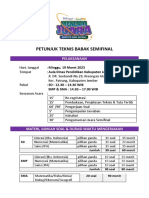 Petunjuk Teknis - Babak Semifinal - New PMJ 19 Maret 2023