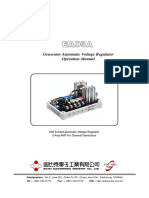 Generator AVR Operation Manual