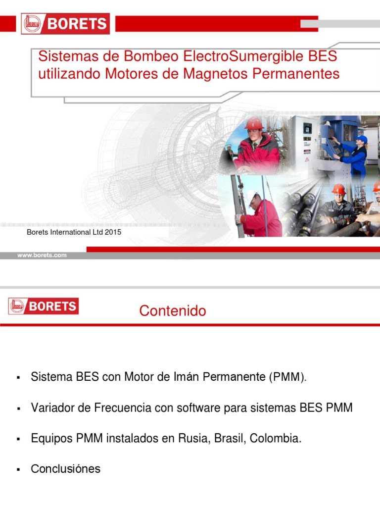 Sistemas BES con Motores PMM Eficientes | PDF | Motor eléctrico | Poder ...