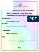 Enfoque Pedagógico Con El Uso de Estrategías y Materiales Didácticos