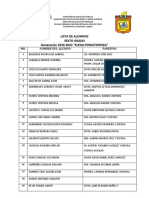 Lista de Alumnos Graduados