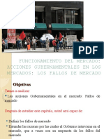 Funcionamiento Del Mercado: Acciones Gubernamentales en Los Mercados: Los Fallos de Mercado