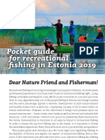 Pocket Guide For Recreational Fishing in Estonia 2019