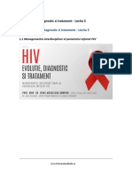 Lectia 5 - HIV - Evolutie, Diagnostic Si Tratament