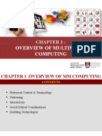 Overview of Multimedia Computing: Compiled by