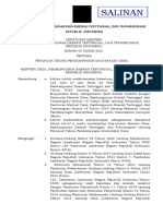 Salinan: Menteri Desa, Pembangunan Daerah Tertinggal, Dan Transmigrasi Republik Indonesia