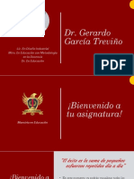 Dr. Gerardo García Treviño: Lic. en Diseño Industrial Mtro. en Educación Con Metodología en La Docencia Dr. en Educación