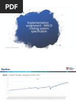 Implementation of MACD Trend Reversal Trading System - Specification 2023