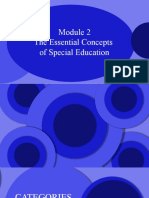 The Essential Concepts of Special Education
