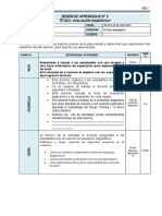 SESIÓN DE APRENDIZAJE de Evaluacion Diagnostica