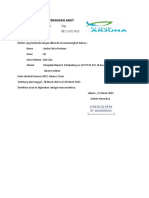 Surat Keterangan Sakit: JL - Delima Raya G No.29 Jagakarsa Telp. Jakarta Selatan