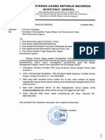 (WWW - Hanapibani.com) - Surat Edaran Pendataan Permasalahan Tugas Belajar Dan Pencantuman Gelar PNS Kementerian Agama