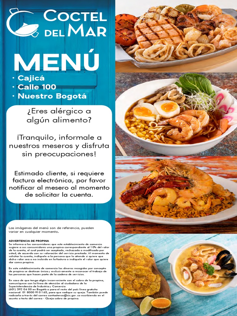 Cajicá - Calle 100 - Nuestro Bogotá: ¿Eres Alérgico A Algún Alimento? | PDF  | Mariscos | Comida y bebida