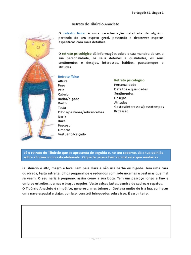 Retrato de Tibúrcio Anacleto | PDF