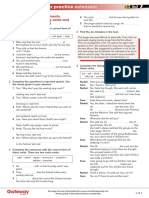 B2 UNIT 7 Extra Grammar Practice Extension