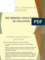Modern Concept of Education