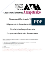 Diana Janet Mondragón Valadez Régimen de La Administración Pública Elsa Cristina Roque Fourcade Comparando Entidades Paraestatales
