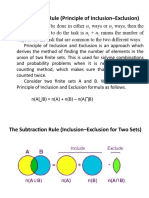 The Subtraction Rule (Principle of Inclusion-Exclusion)