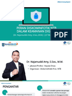 Peran Diskominfotik NTB Dalam Keamanan Digital: (Dr. Najamuddin Amy, S.Sos.,M.M.) - (27 Maret 2023)