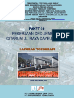 Pekerjaan Ded Jembatan Citarum Jl. Raya Dayeuh Kolot: PAKET 01