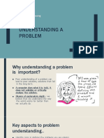 Understanding A Problem: CMSC 311 Software Engineering