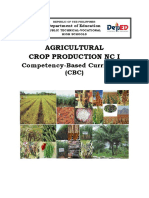 Agricultural Crop Production NC I: Competency-Based Curriculum (CBC)