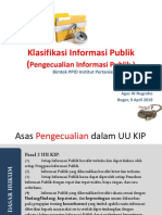 Klasifikasi Informasi Publik (