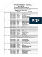 4TH Semester Date Sheet of Academic Batch-2022-23