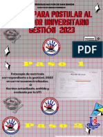 Pasos para Postular Al Comedor Universitario Gesti 2023