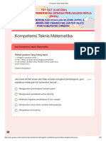 Soal Kompetensi Teknis Matematika