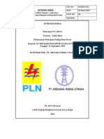 2 Instruksi Kerja, Pekerjaan Setting Stub