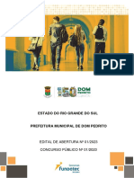 Estado Do Rio Grande Do Sul: Edital de Abertura #01/2023 Concurso Público #01/2023