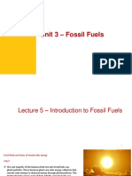 Unit 3 - Fossil Fuels