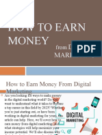 How To Earn Money: Digital Marketing