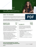 EFTD Participant One Pager