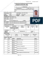 Mahatma Jyotiba Phule Rohilkhand University, Bareilly: Examination Session (2022 - 2023)