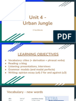 Unit 4 - Urban Jungle