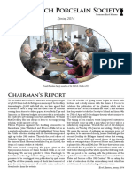 The French Porcelain Society: Chairman's Report