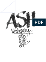 Ash Wednesday Liturgy 8.5x11