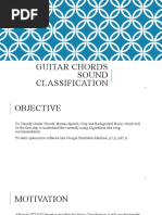 Guitar Chords Sound Classification