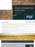 Urban Disaster Risk Reduction: Pre-Drought
