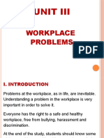 UNIT 3 - Workplace Issues