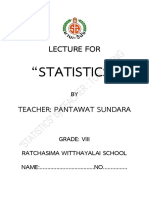 Lecture For: "Statistics"