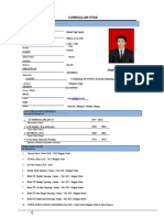 Curriculum Vitae: Data Diri