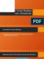 Perubahan Sosial Budaya Dan Globalisasi