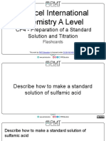 Flashcards - CP4 Preparation of A Standard Solution and Titration - Edexcel IAL Chemistry A-Level