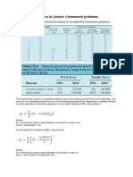 Answers To Lecture 2 Homework Problems