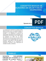 Conceptos Basicos de Trabajadores de Salud Y Salud Ocupacional